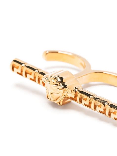 versace greca bar ring